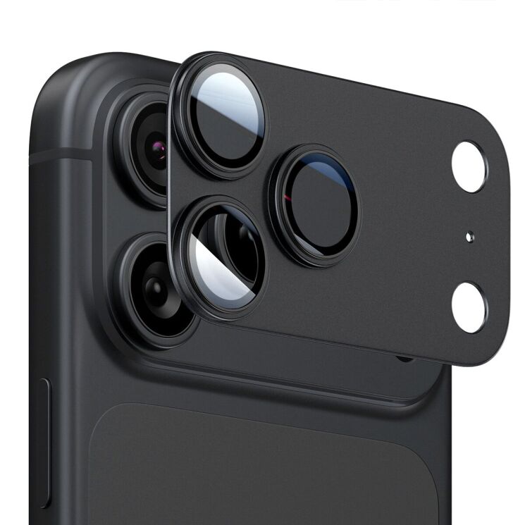 Захисне скло на камеру ENKAY Camera Style для iPhone 18 Pro - Black (423662B) Захисне скло на камеру ENKAY Camera Style для iPhone 18 Pro - Black: фото 1 з 6