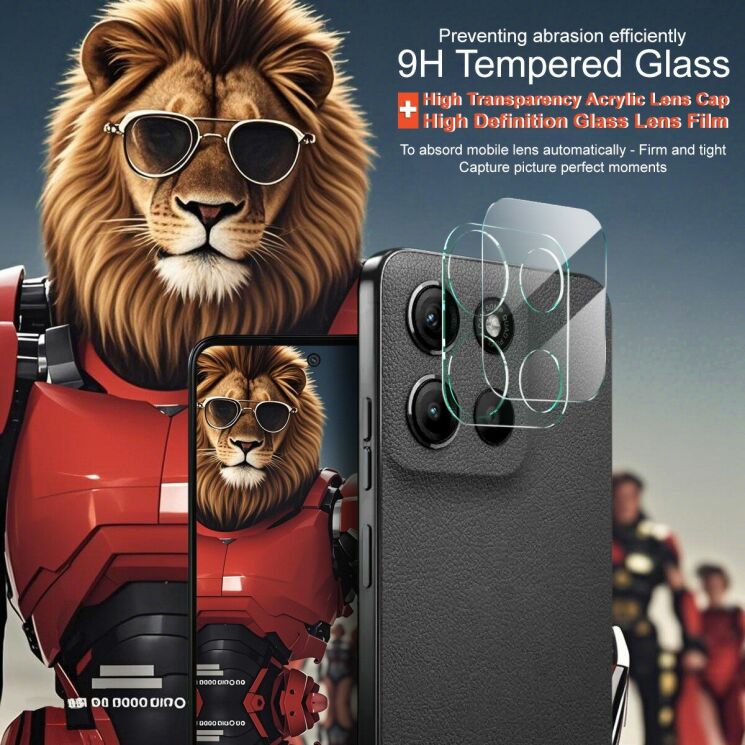 Защитное стекло на камеру IMAK Integrated Lens Protector для Motorola Moto G17 Power / G15 Power / G15 (408423) Защитное стекло на камеру IMAK Integrated Lens Protector для Motorola Moto G17 Power / G15 Power / G15: фото 3 из 7