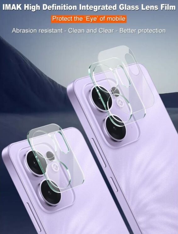 Защитное стекло на камеру IMAK Integrated Lens Protector для OPPO Reno 13 F/FS 5G: фото 7 из 9