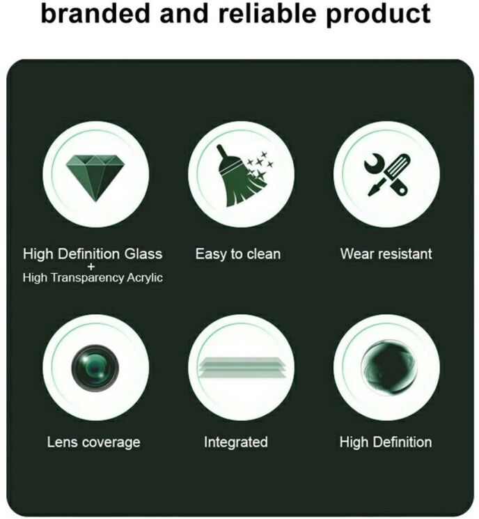 Защитное стекло на камеру IMAK Integrated Lens Protector для OPPO Reno 13 F/FS 5G: фото 6 из 9