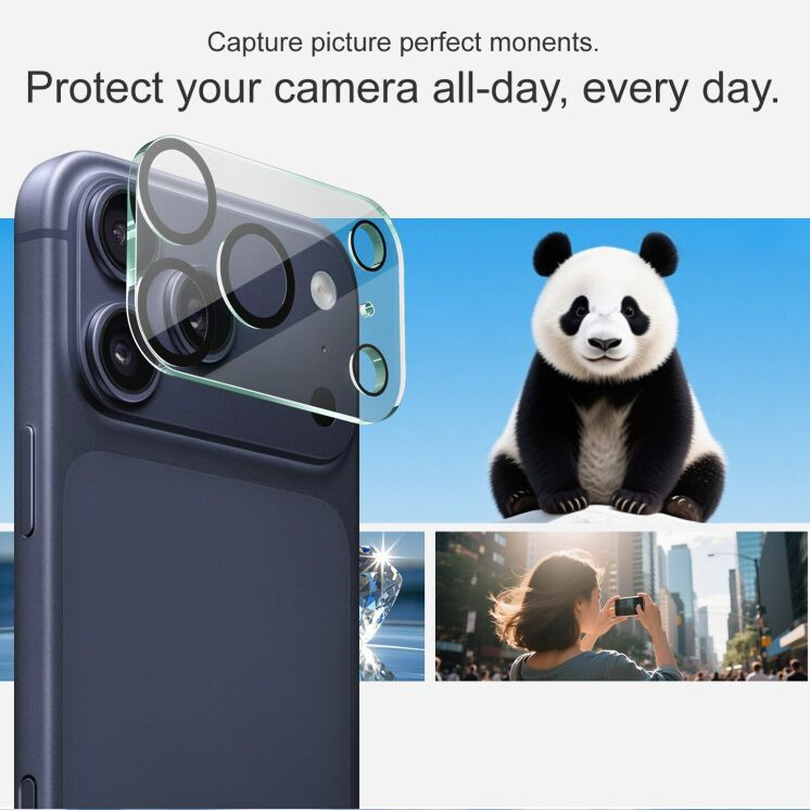 Захисне скло на камеру IMAK Lens Protector для iPhone 18 Pro Max: фото 6 з 8