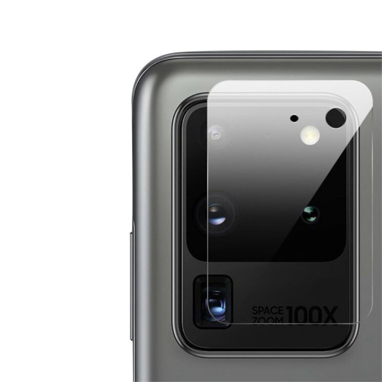 Защитное стекло на заднюю камеру Deexe Lens Protector для Samsung Galaxy S20 Ultra (G988): фото 1 из 1