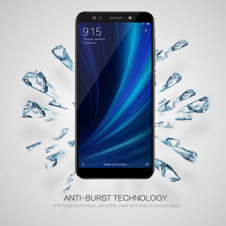 Защитное стекло NILLKIN 3D CP+ MAX для Xiaomi Mi 6X / Mi A2 - Black: фото 10 из 13