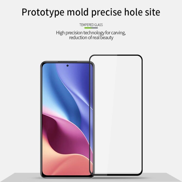 Защитное стекло PINWUYO Full Glue Cover для Xiaomi Redmi Note 13 Pro 4G / Poco M6 Pro - Black: фото 7 из 14