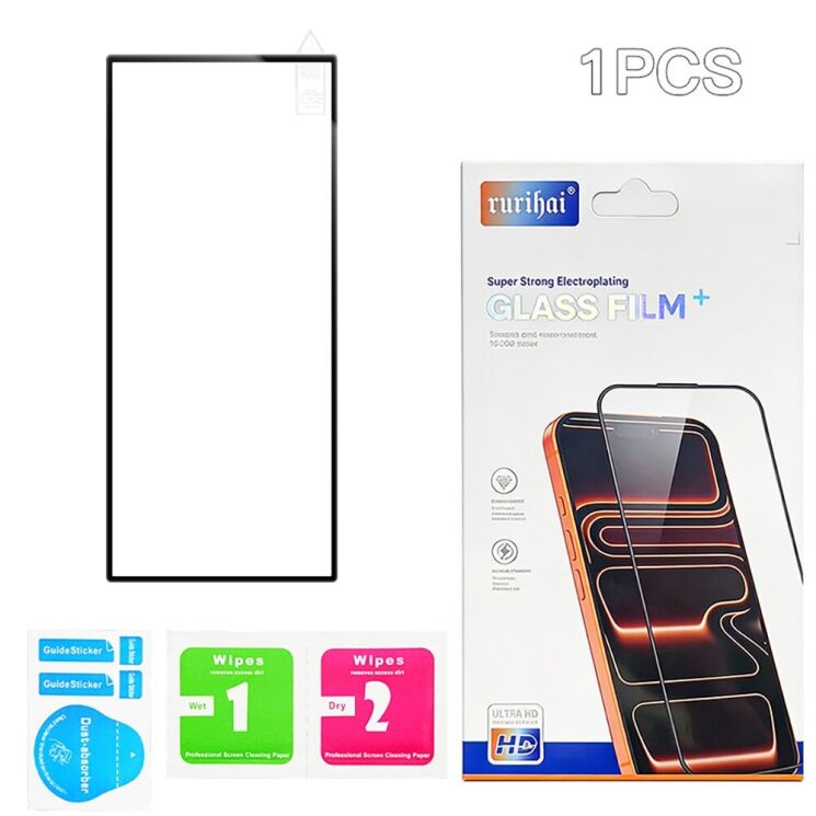 Защитное стекло RURIHAI Full Glue Screen Protect для Samsung Galaxy Fold 8 Ultra - Black: фото 7 из 7