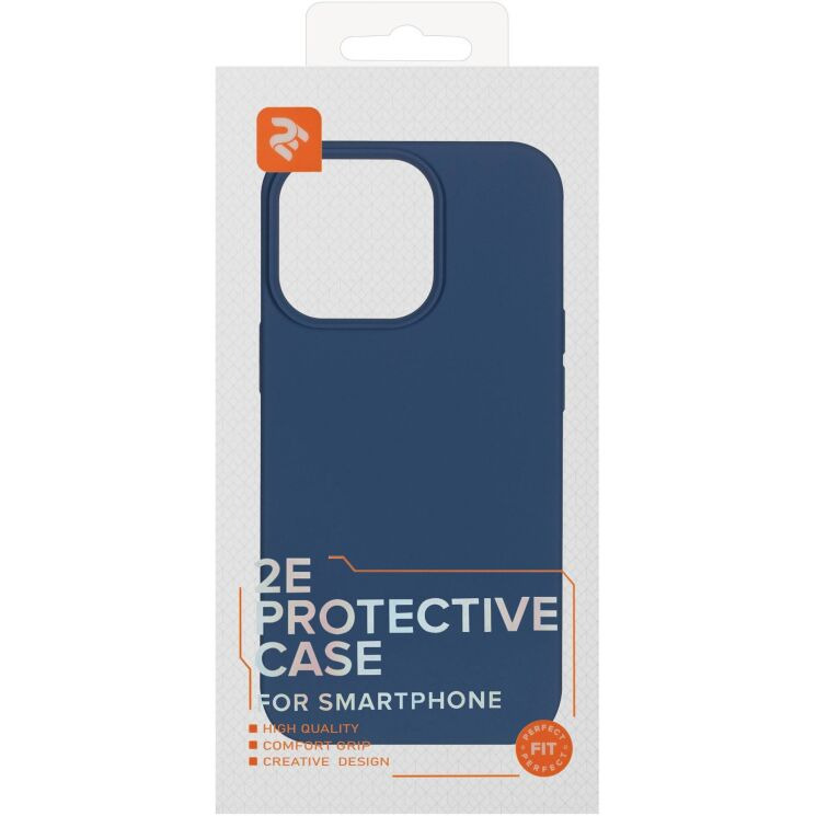 Защитный чехол 2Е Liquid Silicone для iPhone 14 Pro - Light Blue: фото 3 из 3
