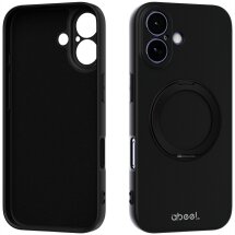 Захисний чохол ABEEL Lyra Skin Kickstand with MagSafe для Apple iPhone 17 - Black: фото 1 з 5