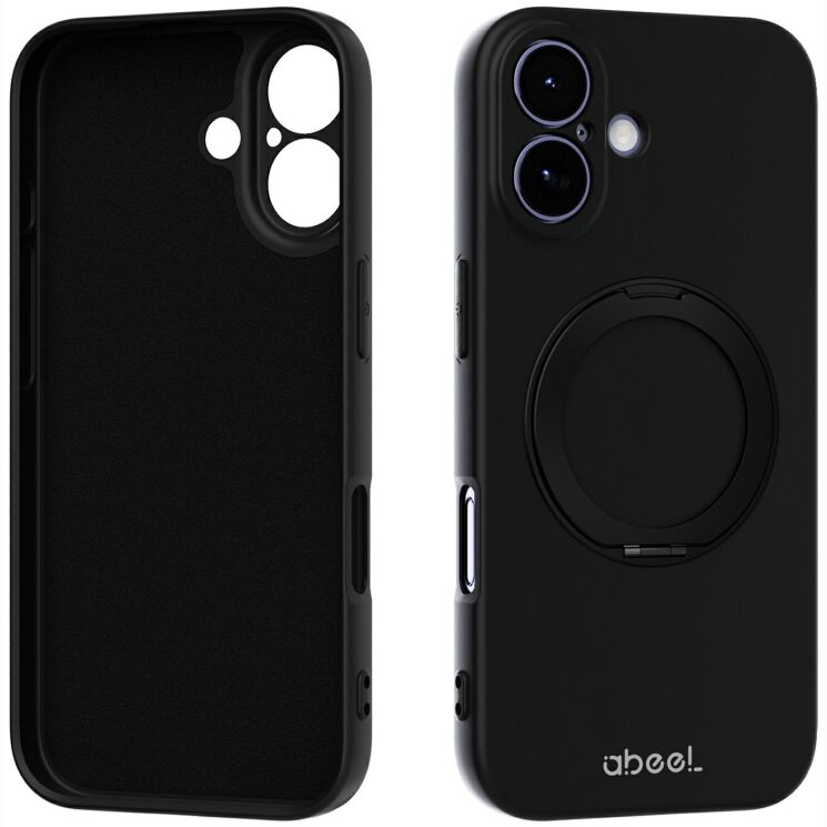Защитный чехол ABEEL Lyra Skin Kickstand with MagSafe для Apple iPhone 17 - Black: фото 1 из 5