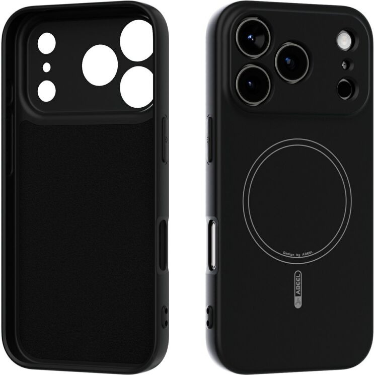 Захисний чохол ABEEL Lyra Skin with MagSafe для iPhone 18 Pro - Black: фото 1 з 7