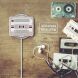 Захисний чохол AHASTYLE Retro Cassette Design для Apple AirPods Pro 3 - Charcoal Grey (390187DH). Фото 4 з 7