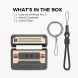Захисний чохол AHASTYLE Retro Cassette Design для Apple AirPods Pro 3 - Charcoal Grey (390187DH). Фото 7 з 7