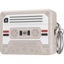 Захисний чохол AHASTYLE Retro Cassette Design для Apple AirPods Pro 3 - Vintage Grey: фото 1 з 7
