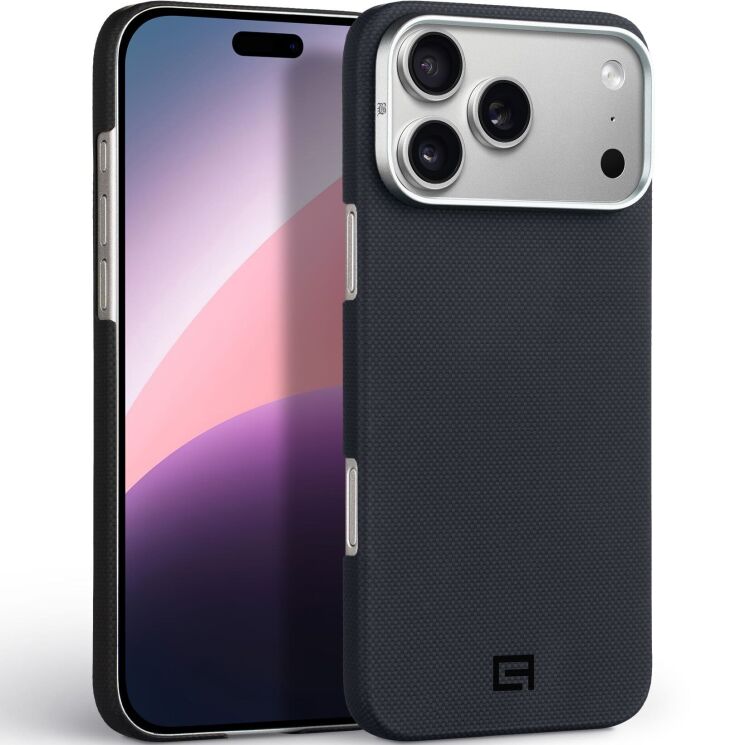 Защитный чехол ArmorStandart BlackIcon Aramid Plain MagCase (FP) для iPhone 18 Pro - Black: фото 1 из 10