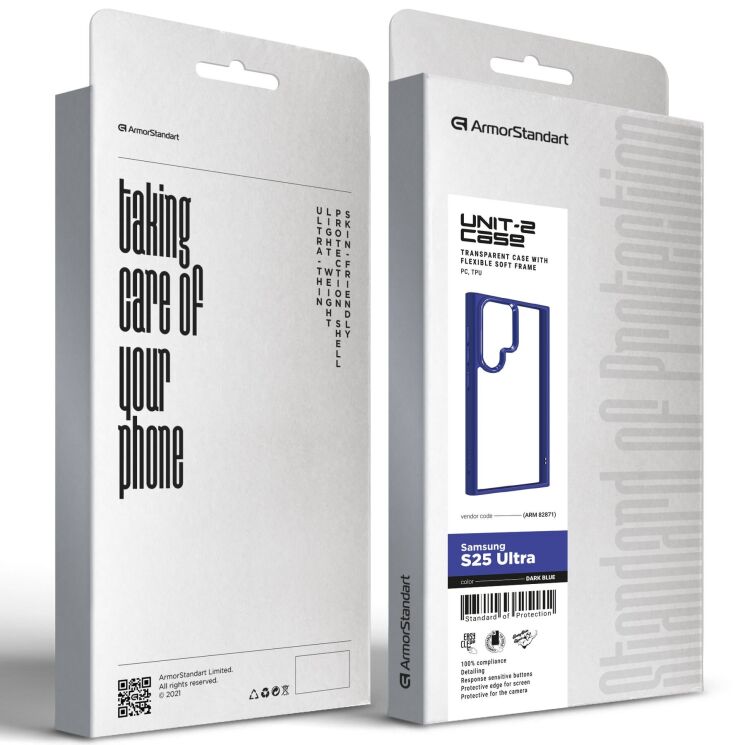 Защитный чехол ArmorStandart UNIT2 для Samsung Galaxy S25 Ultra (S938) - Dark Blue: фото 2 из 4