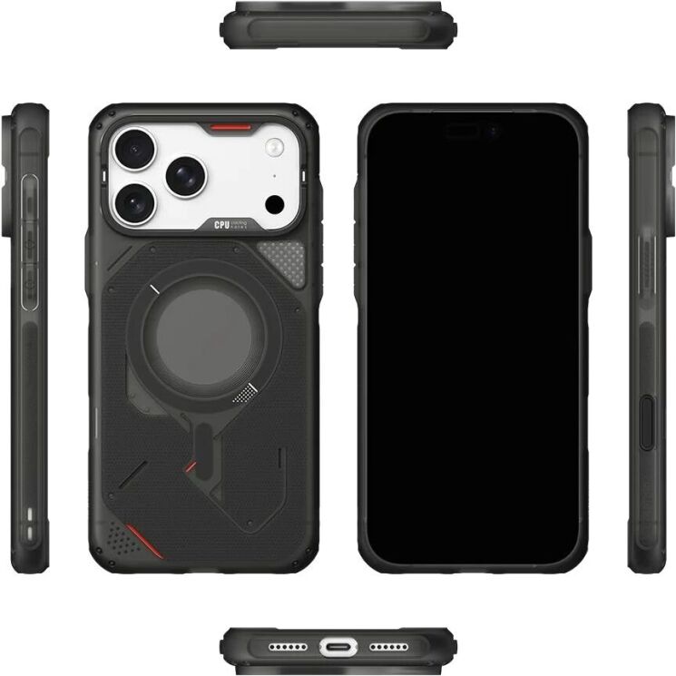 Защитный чехол AULUMU Rugged Outdoor Case для iPhone 18 Pro Max / 17 Pro Max - Black (423924B) Защитный чехол AULUMU Rugged Outdoor Case для iPhone 18 Pro Max / 17 Pro Max - Black: фото 8 из 13