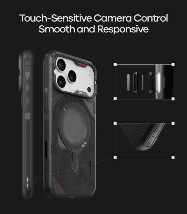 Защитный чехол AULUMU Rugged Outdoor Case для iPhone 18 Pro Max / 17 Pro Max - Black (423924B) Защитный чехол AULUMU Rugged Outdoor Case для iPhone 18 Pro Max / 17 Pro Max - Black: фото 12 из 13