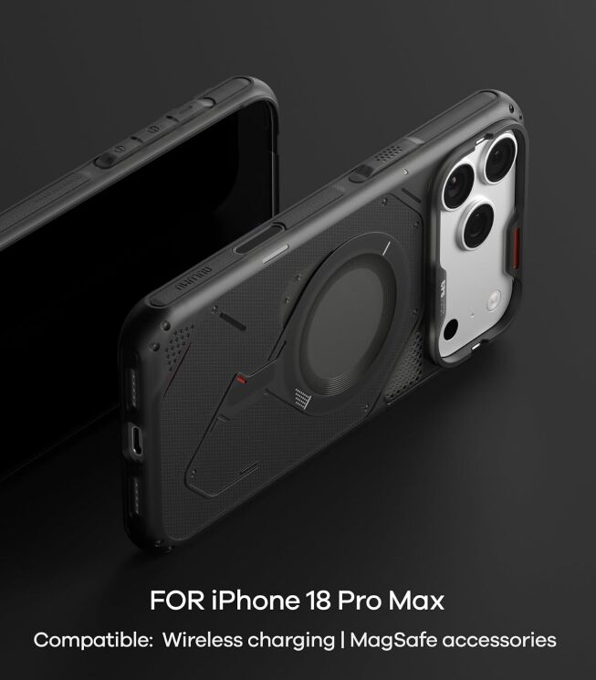 Защитный чехол AULUMU Rugged Outdoor Case для iPhone 18 Pro Max / 17 Pro Max - Black (423924B) Защитный чехол AULUMU Rugged Outdoor Case для iPhone 18 Pro Max / 17 Pro Max - Black: фото 9 из 13