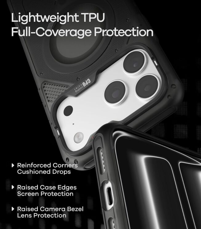 Защитный чехол AULUMU Rugged Outdoor Case для iPhone 18 Pro Max / 17 Pro Max - Black (423924B) Защитный чехол AULUMU Rugged Outdoor Case для iPhone 18 Pro Max / 17 Pro Max - Black: фото 10 из 13