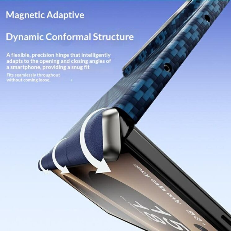Защитный чехол BENKS ArmorGrid Air Magnetic для Samsung Galaxy Fold 8 Ultra - Dark Blue (435801DB) Защитный чехол BENKS ArmorGrid Air Magnetic для Samsung Galaxy Fold 8 Ultra - Dark Blue: фото 11 из 12