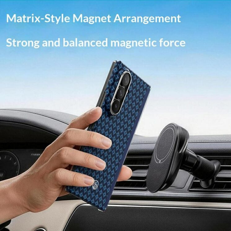 Защитный чехол BENKS ArmorGrid Air Magnetic для Samsung Galaxy Fold 8 Ultra - Dark Blue (435801DB) Защитный чехол BENKS ArmorGrid Air Magnetic для Samsung Galaxy Fold 8 Ultra - Dark Blue: фото 12 из 12