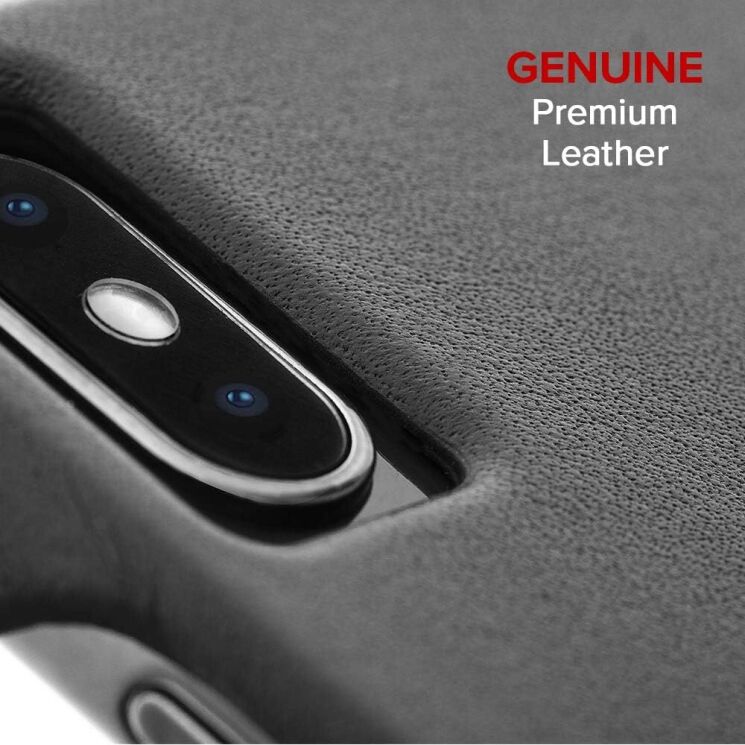 Захисний чохол Case-Mate Barely There Leather для Apple iPhone XS Max (CM037860) - Red: фото 8 з 12