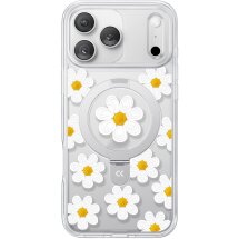 Защитный чехол CASEKOO Floral Series MagSafe для iPhone 17 Pro - Oil Painting Daisy: фото 1 из 8