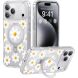 Защитный чехол CASEKOO Floral Series MagSafe для iPhone 17 Pro - Oil Painting Daisy (403248F). Фото 3 из 8