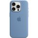 Захисний чохол Copiex Silicone Case with MagSafe для Apple iPhone 15 Pro - Winter blue (339585L). Фото 3 з 6