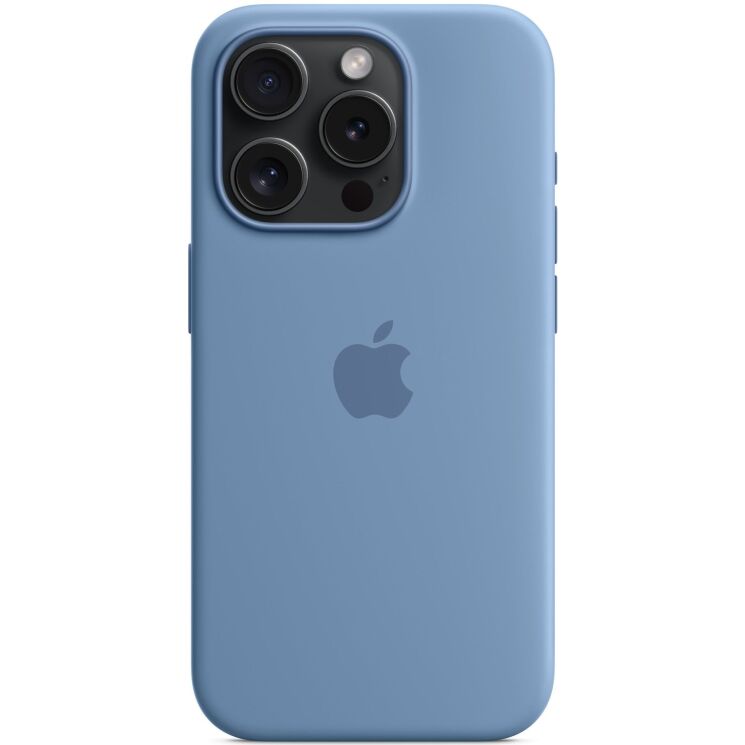 Захисний чохол Copiex Silicone Case with MagSafe для Apple iPhone 15 Pro - Winter blue: фото 4 з 6