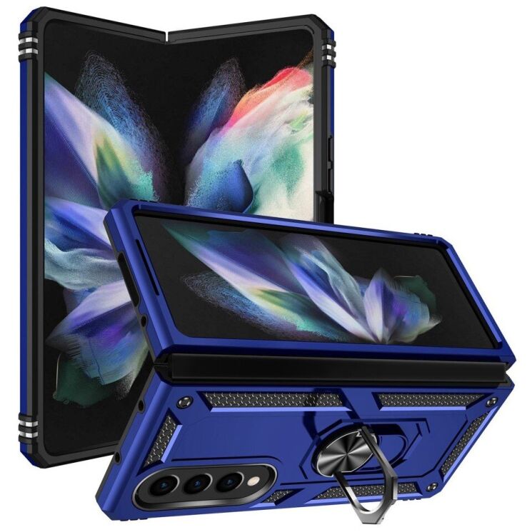 Защитный чехол Deexe Armor Case (FF) для Samsung Galaxy Fold 4 - Blue: фото 2 из 8