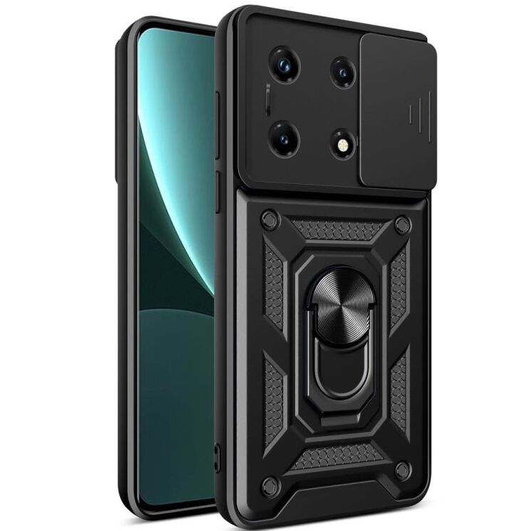 Защитный чехол Deexe Armor Shield для Infinix Note 30 Pro - Black: фото 1 из 11