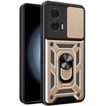 Защитный чехол Deexe Armor Shield для Motorola Edge 50 Fusion - Gold: фото 1 из 7