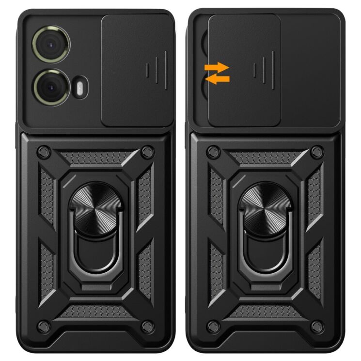Захисний чохол Deexe Armor Shield для Motorola Moto G85 - Red: фото 2 з 9