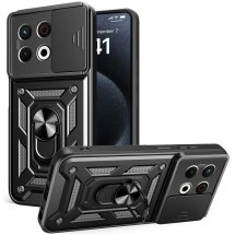 Захисний чохол Deexe Armor Shield для TECNO Spark 30 Pro - Black: фото 1 з 8