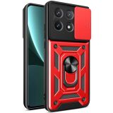 Захисний чохол Deexe Armor Shield для Xiaomi Poco X6 Pro - Red (345840R)