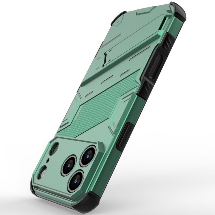 Защитный чехол Deexe Bibercas для Apple iPhone 17 Pro Max - Green: фото 3 из 6