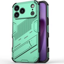 Захисний чохол Deexe Bibercas для Apple iPhone 17 Pro Max - Green: фото 1 з 6