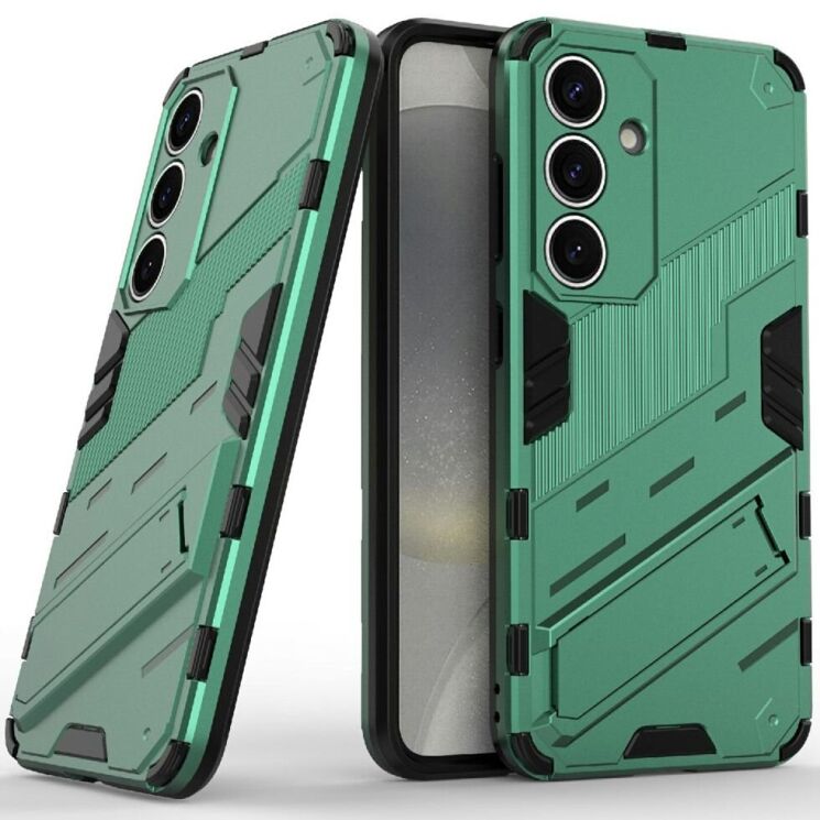 Защитный чехол Deexe Bibercas для Samsung Galaxy A36 (A366) - Green: фото 1 из 7