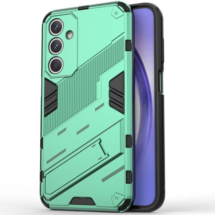 Защитный чехол Deexe Bibercas для Samsung Galaxy M35 (M356) - Green: фото 1 из 6