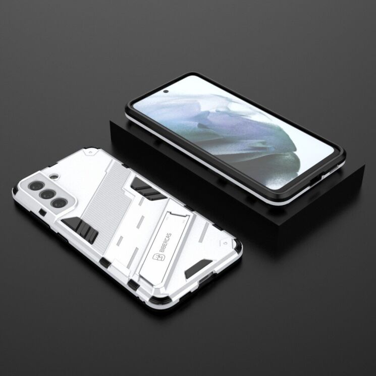 Защитный чехол Deexe Bibercas для Samsung Galaxy S21 FE (G990) - White: фото 5 из 9