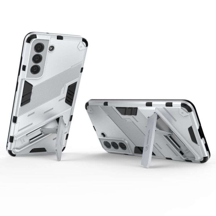 Защитный чехол Deexe Bibercas для Samsung Galaxy S21 FE (G990) - White: фото 3 из 9