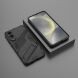 Захисний чохол Deexe Bibercas для Samsung Galaxy S25 Edge (S937) - Black (377525B). Фото 4 з 6