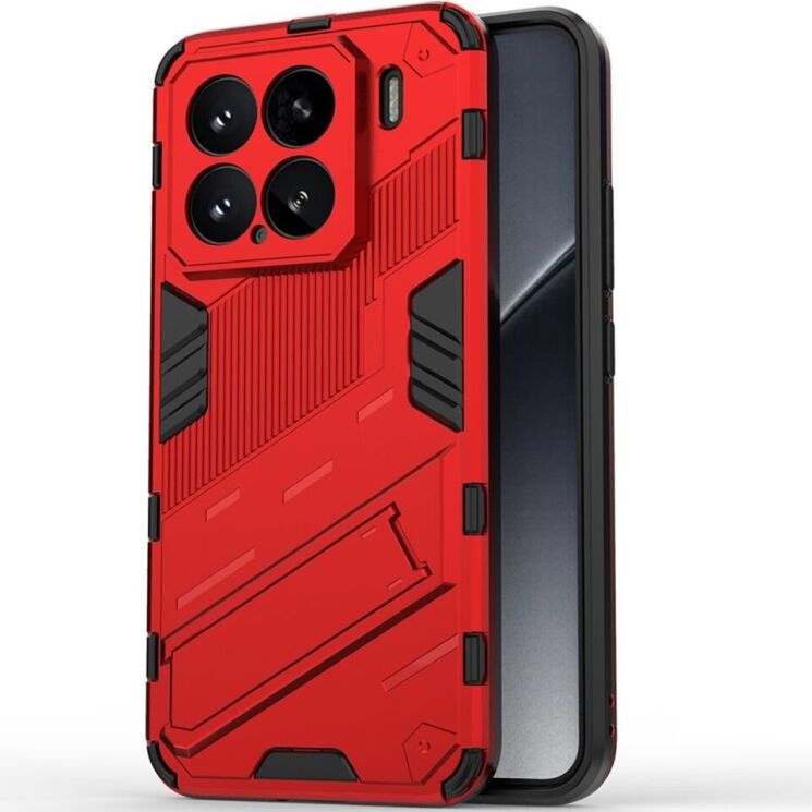 Защитный чехол Deexe Bibercas для Xiaomi 15 - Red: фото 2 из 7