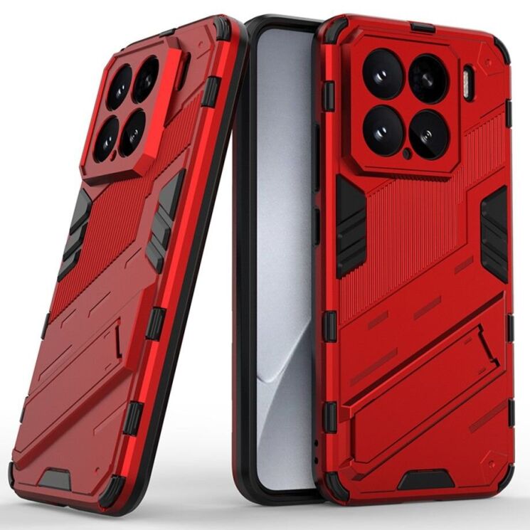 Защитный чехол Deexe Bibercas для Xiaomi 15 - Red: фото 1 из 7