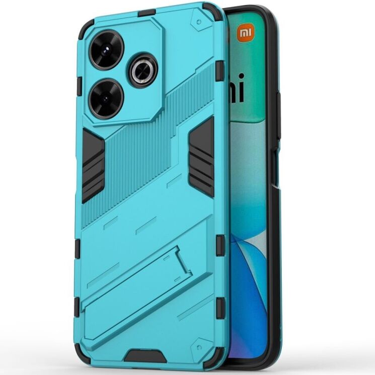 Защитный чехол Deexe Bibercas для Xiaomi Redmi 13 - Baby Blue: фото 2 из 6
