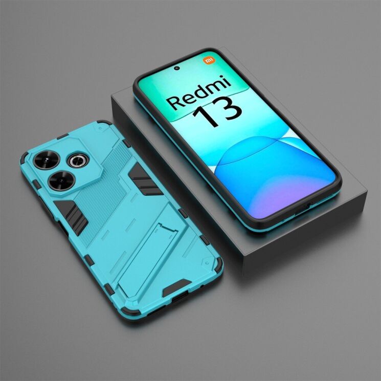 Защитный чехол Deexe Bibercas для Xiaomi Redmi 13 - Baby Blue: фото 5 из 6
