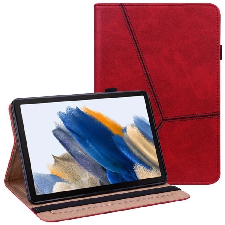 Защитный чехол Deexe Business Cover для Samsung Galaxy Tab A9 (X110/115) - Red: фото 1 из 12