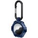 Защитный чехол Deexe Carbon Clip для Apple AirTags - Midnight Blue (274016DB). Фото 1 из 5