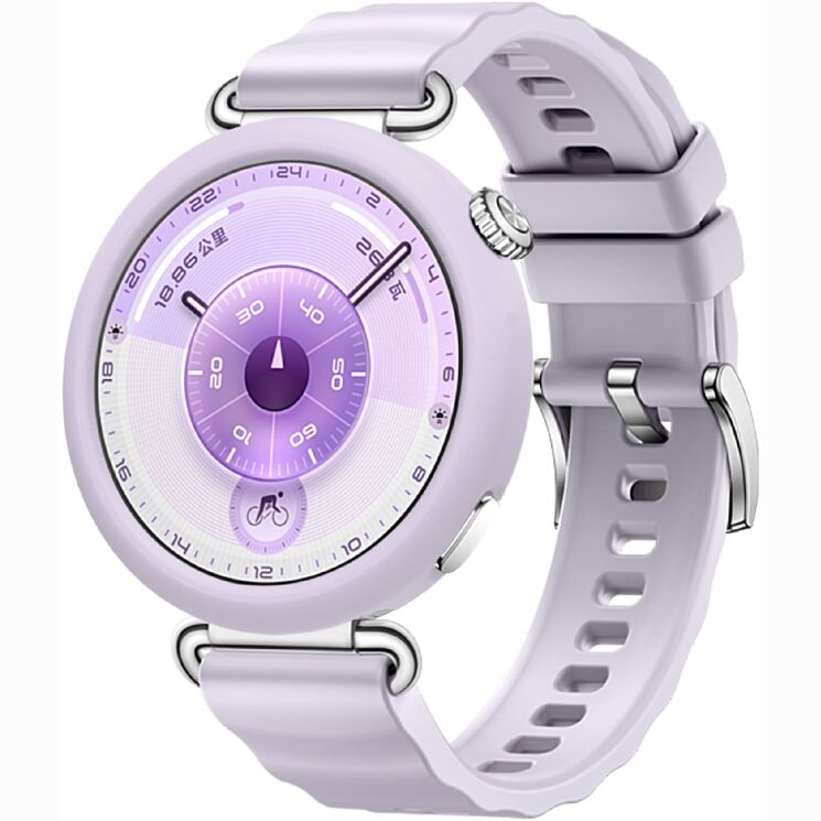 Захисний чохол Deexe Color Frame для Huawei Watch GT 6 (41mm) - Purple (423303V) Захисний чохол Deexe Color Frame для Huawei Watch GT 6 (41mm) - Purple: фото 3 з 4