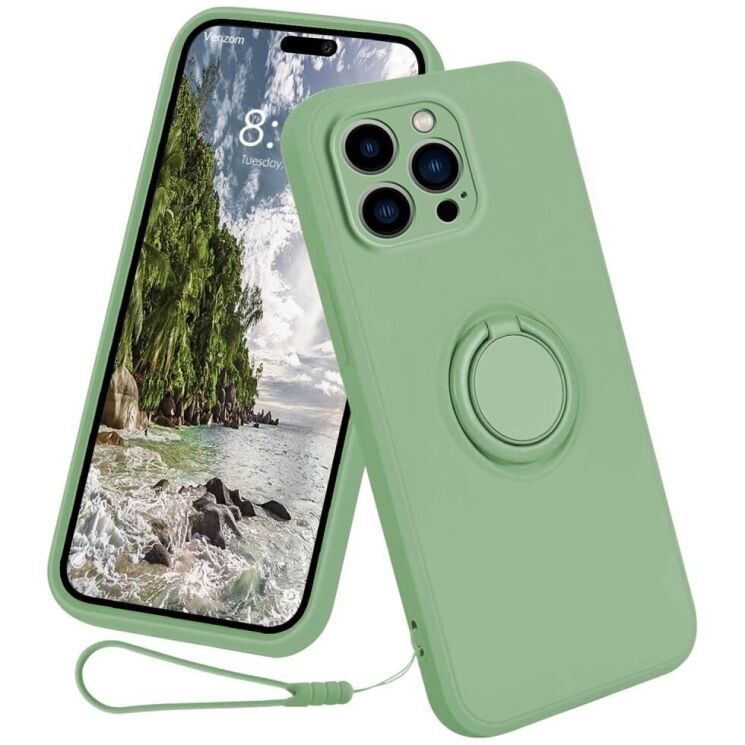 Защитный чехол Deexe Color Shell для Apple iPhone 16 Pro Max - Green: фото 1 из 6